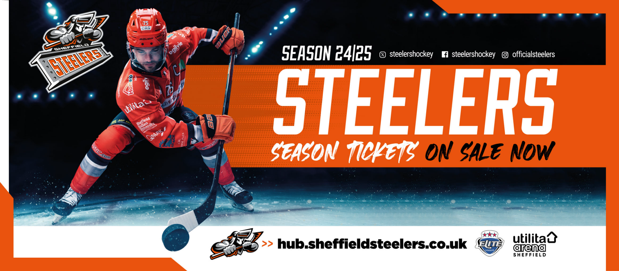 2024/25 Season Tickets Now On Sale! Sheffield Steelers